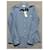 Céline Camicia in chambray di cotone Triomphe Blu  - vista 3