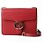 Padlock Gucci Borsa a tracolla con catena intrecciata Rosso