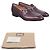 Gucci Mocassino in pelle con morsetto Rosso