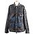 Balenciaga Graffiti Denimjacke in Schwarz