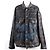 Balenciaga Graffiti Denimjacke in Schwarz - Ansicht 2