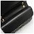 Chanel Borsa a Spalla Classic Medium in Pelle di Agnello Nera e Oro Nero - vista 10