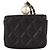 Chanel Portacarte CC Caviar Flap Gold Pearl Chain Necklace Nero - vista 3