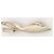 Chanel Slingback bicolore in agnello beige con camelia Marrone - vista 2