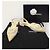 Chanel Slingback bicolore in agnello beige con camelia Marrone - vista 8