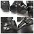 Saint Laurent Sandali con plateau e cinturino Tribute in pelle nera Nero - vista 6