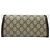 Gucci Portafoglio Blondie WOC con catena Beige Ebony Marrone - vista 10