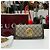 Gucci Portafoglio Blondie WOC con catena Beige Ebony Marrone - vista 3