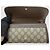 Gucci Portafoglio Blondie WOC con catena Beige Ebony Marrone - vista 7