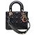 Dior Borsa Lady MY ABC Small in agnello Cannage nero