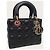 Dior Borsa Lady MY ABC Small in agnello Cannage nero - vista 3