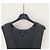Louis Vuitton Geripptes T-Kleid aus Shetlandwolle, Farbe Charcoal Braun - Ansicht 3
