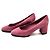 Décolleté in scamosciato Salvatore Ferragamo Rosso - vista 2