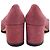 Décolleté in scamosciato Salvatore Ferragamo Rosso - vista 4