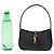 Saint Laurent Black Monogram HOBO QUEENS Leder Tasche Schwarz - Ansicht 14