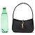 Saint Laurent Black Monogram HOBO QUEENS Leder Tasche Schwarz - Ansicht 4