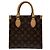 Louis Vuitton Monogram Sac Plat BB Tote Bag Schwarz