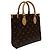 Louis Vuitton Monogram Sac Plat BB Tote Bag Schwarz - Ansicht 2