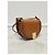 Fendi Borsa a tracolla Moonlight in pelle marrone e tonalità oro - vista 3