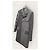 Thom Browne Gray Chesterfield Funmix Check Wool Coat - view 2