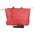 Prada Rote Vitello Phoenix Leder Tote und Schultertasche