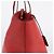Prada Rote Vitello Phoenix Leder Tote und Schultertasche - Ansicht 12