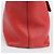 Prada Rote Vitello Phoenix Leder Tote und Schultertasche - Ansicht 13