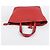 Prada Rote Vitello Phoenix Leder Tote und Schultertasche - Ansicht 14