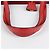 Prada Rote Vitello Phoenix Leder Tote und Schultertasche - Ansicht 15