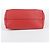 Prada Rote Vitello Phoenix Leder Tote und Schultertasche - Ansicht 17