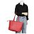 Prada Rote Vitello Phoenix Leder Tote und Schultertasche - Ansicht 22