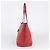 Prada Rote Vitello Phoenix Leder Tote und Schultertasche - Ansicht 7