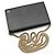 Gucci Mini borsa a tracolla WOC con logo intrecciato nera Nero - vista 3