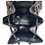 Chanel Black Lambskin CC Logo Drawstring Sling Bag Backpack - view 3