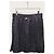Thom Browne Minirock aus grauem Woll-Twill mit Falten Braun - Ansicht 3