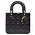Dior Borsa Lady Christian Cannage Small Nero
