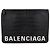 Balenciaga Crocodile Pattern Large Clutch Bag Black