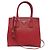 Prada Rote Saffiano Lux Tote Schultertasche