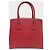 Prada Rote Saffiano Lux Tote Schultertasche - Ansicht 5