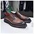 Louis Vuitton Mocassino Derby Clipper in pelle di vitello Cognac Brown Marrone - vista 4