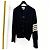 Thom Browne Diagonal Armband Mr. Tom Merinowolle Cardigan Schwarz - Ansicht 2