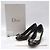 Dior Décolleté con fiocco in pelle cannage trapuntata nera Nero - vista 2