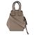 Loewe Bolsa Hammock compacta em pele de vitelo de grão macio Marrom
