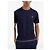 Brunello Cucinelli Double Layer Stitch T-Shirt with Logo Embroidery Blue - view 12
