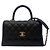 Chanel Borsa con patta piccola Caviar Coco Handle Black Nero - vista 3