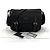 Prada Borsa a tracolla in nylon con logo triangolare Nero