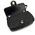 Chanel Mini borsa flap in pelle di vitello Classic Pearl Nero - vista 7