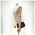 Chanel Mini borsa flap in pelle di vitello Classic Pearl Nero - vista 8