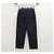 Hermès Dunkelblaue Denim-Hose aus Lammleder Schwarz - Ansicht 2