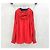 Gucci gg GG Jersey-Kapuzenpullover mit technischen Web-Details und drei Streifen Rot - Ansicht 2